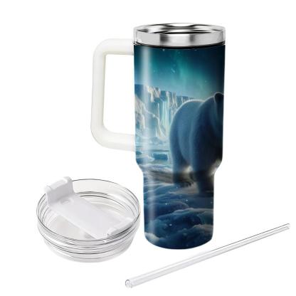 Frosty Polar Bear Haven  Tumblers With Lids