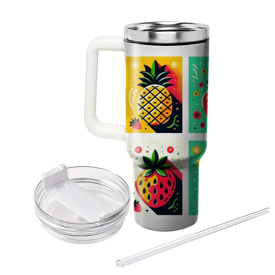 Funky Fruit Medley  Decorative Tumblers
