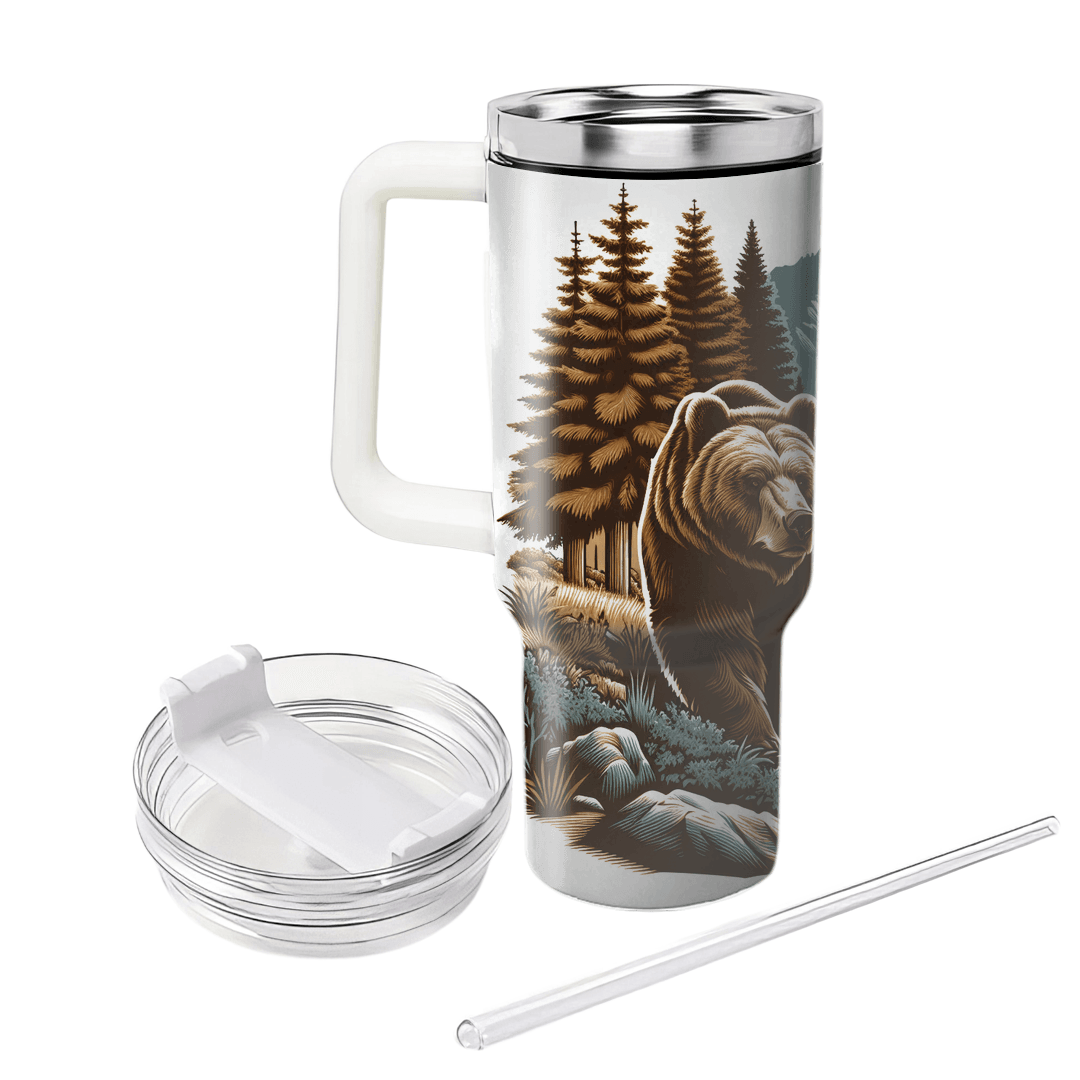 Adventurous Bear Trail  Tumblers For Gifts