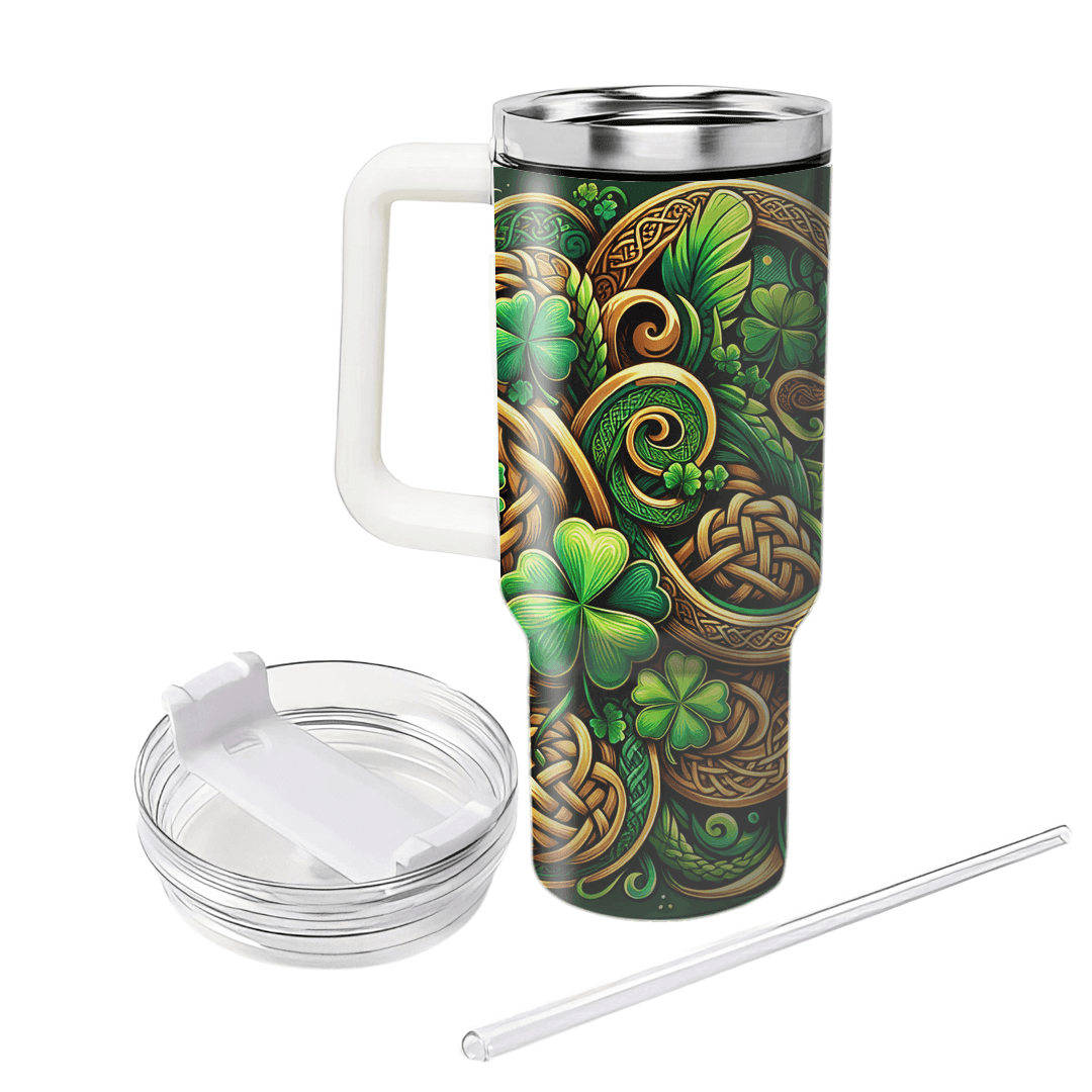 Celtic Tides - St. Patrick's Day  Decorative Tumblers