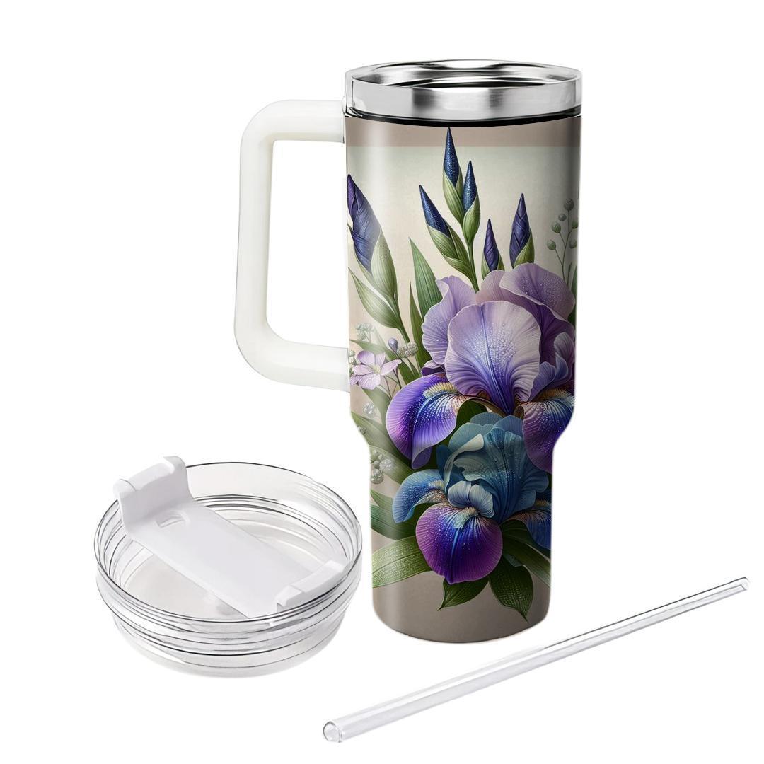 Classic Iris Delight  Insulated Tumblers