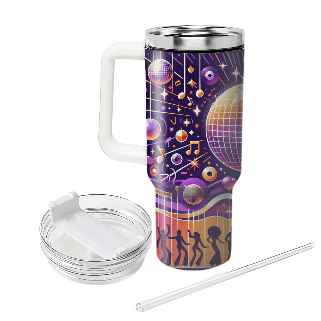 Retro Dance Party  Personalized Tumblers