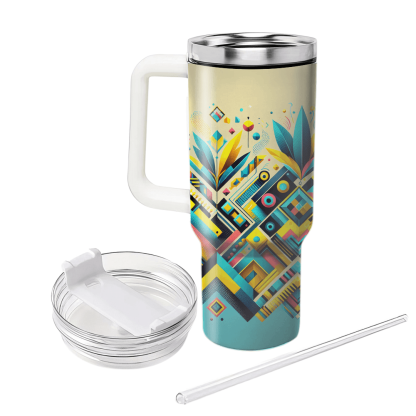 Festive Geometry - A Carnival Vibe  Decorative Tumblers