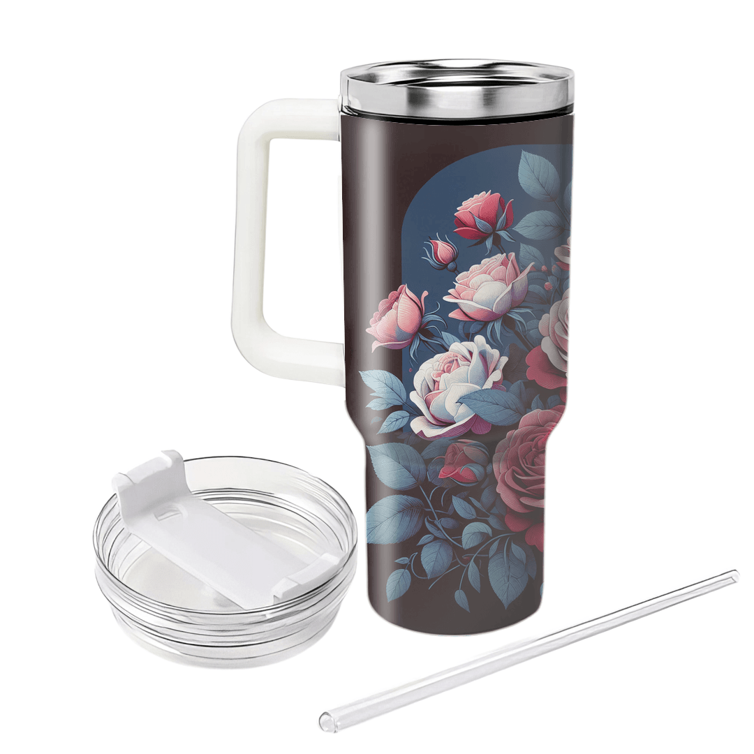 Mystic Rose Twilight  Tumblers With Lids