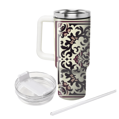 Elegant Baroque Flourish  Insulated Tumblers