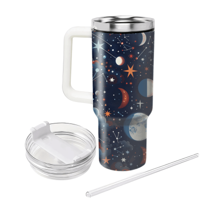 Celestial Night Sky  Custom Tumblers