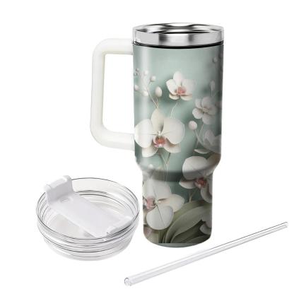 Enchanting Orchid Serenity  Insulated Tumblers