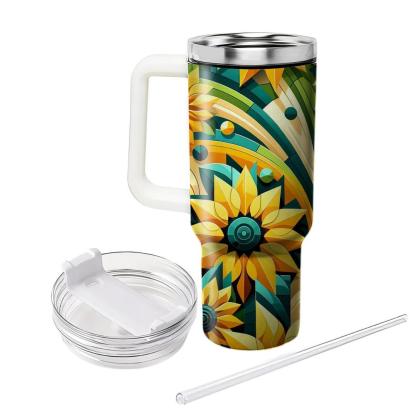 Dynamic Sunflower Design  Tumblers For Gifts