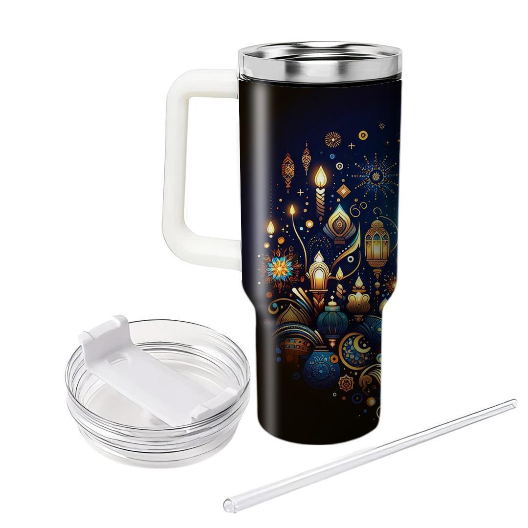 Journey Of Lights - Festival Of Lights  Tumblers With Lids