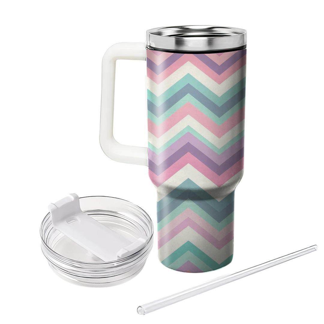 Chevron Pastel Dream  Decorative Tumblers