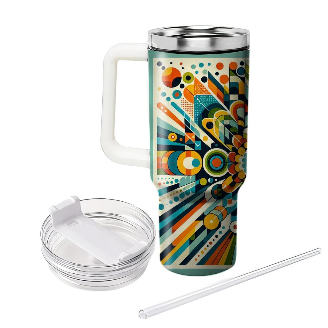 Funky 70s Pattern Party  Travel Tumblers