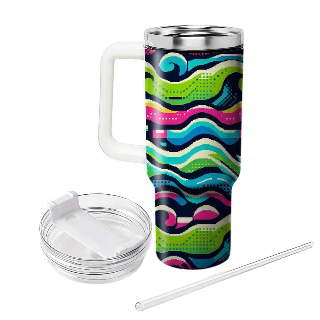 Retro Arcade Wave  Tumblers For Gifts
