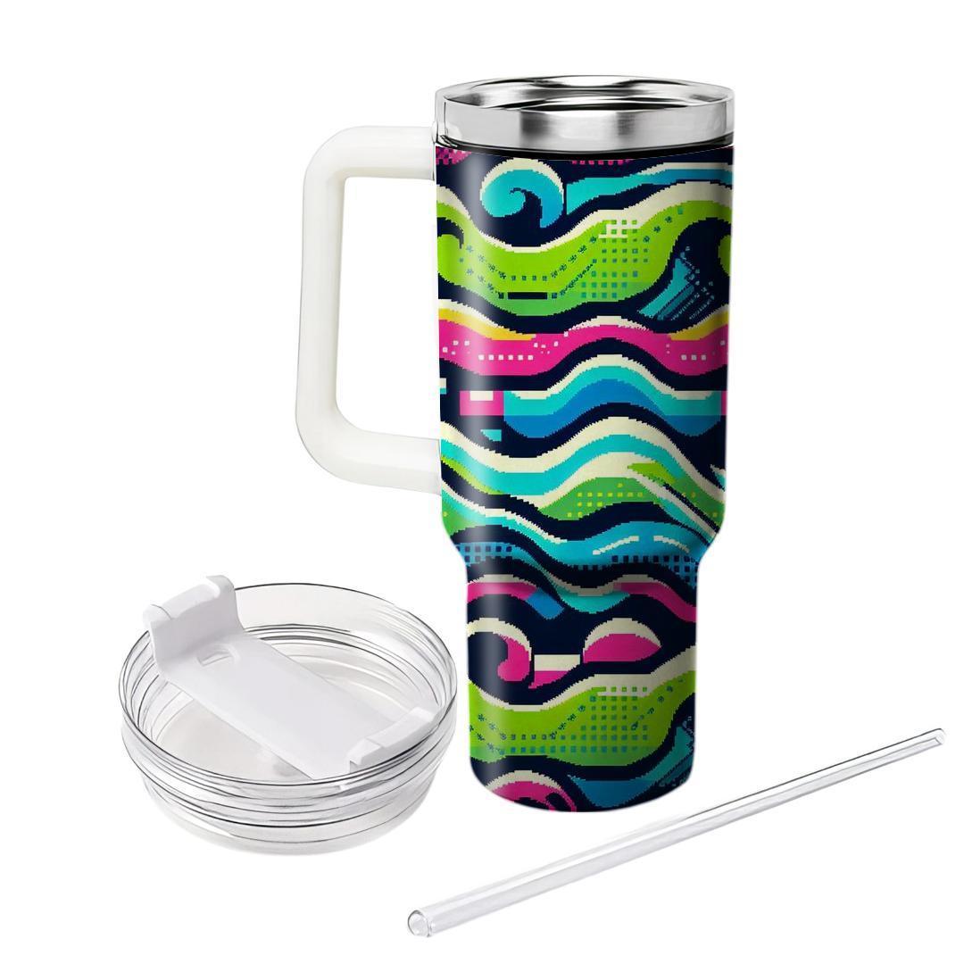 Retro Arcade Wave  Tumblers For Gifts