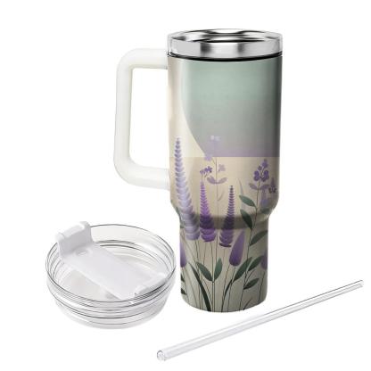 Charming Lavender Field  Insulated Tumblers