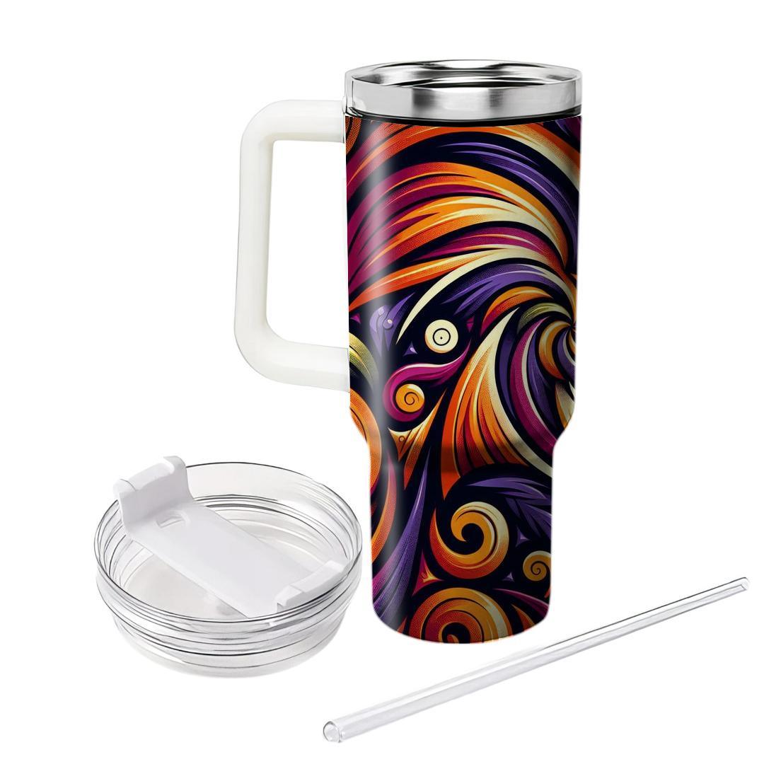 Abstract Spirals  Custom Tumblers