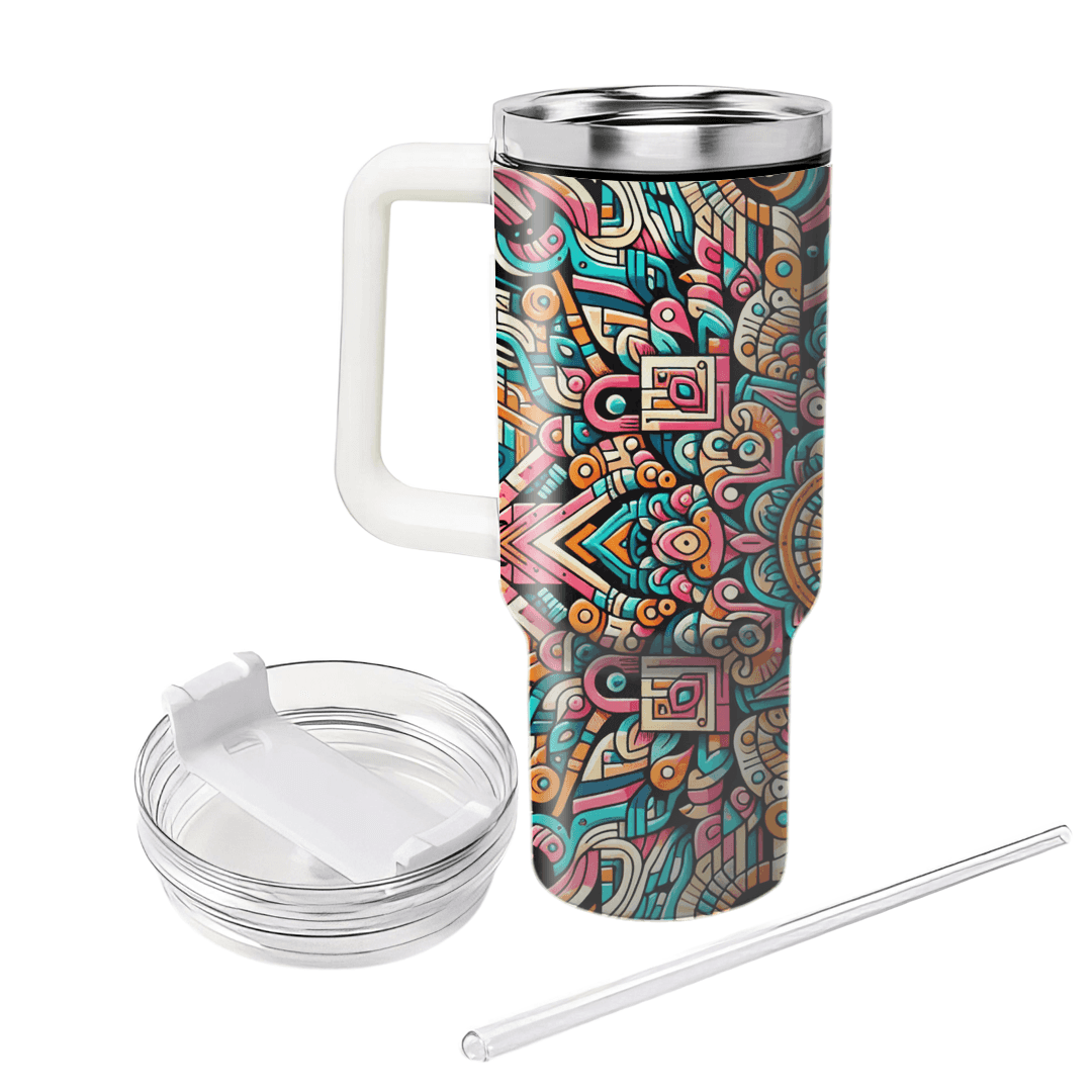 Kaleidoscope Of Colors  Tumbler Cups