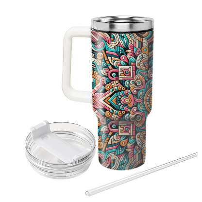 Kaleidoscope Of Colors  Tumbler Cups