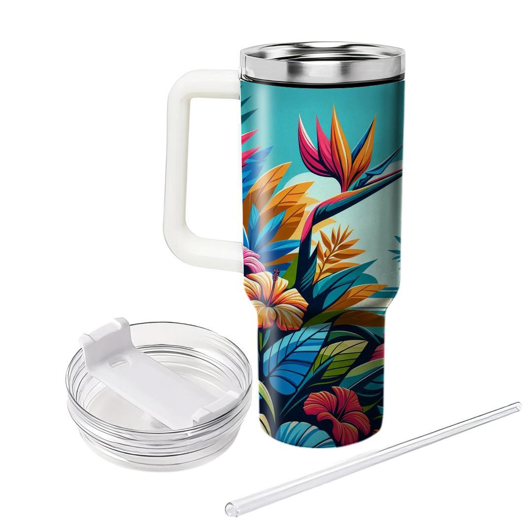 Tropical Jungle Bloom  Tumblers For Gifts