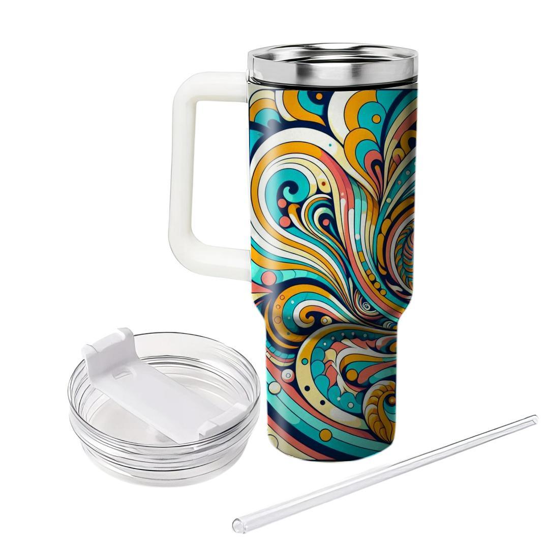 Kaleidoscope Swirls  Custom Tumblers