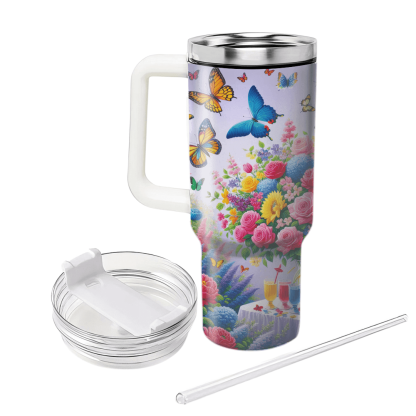 Spring Butterfly Bliss  Tumbler Cups