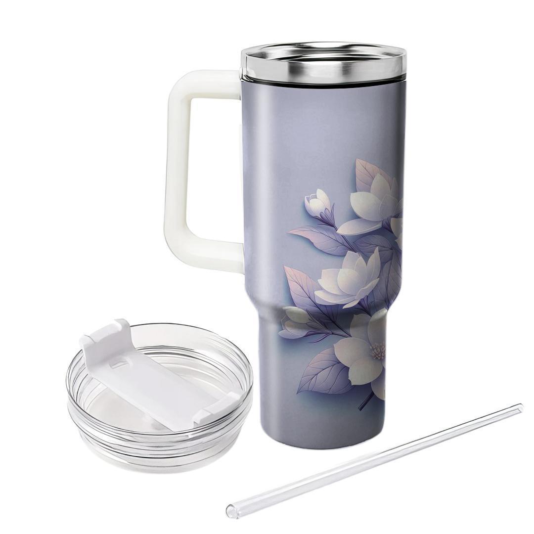 Blooming Jasmine Whispers  Insulated Tumblers