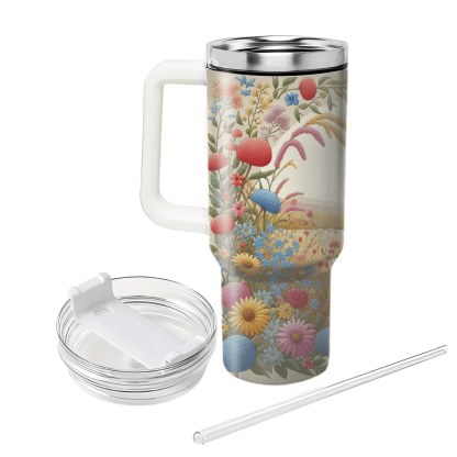 Charming Giraffe Meadow  Tumbler Cups