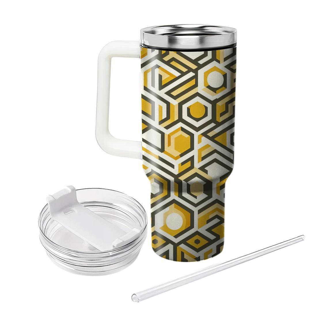 Hexagon Honeycomb Charm  Tumblers For Gifts