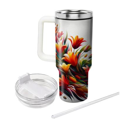 Fiery Tulip Blaze  Tumbler Cups