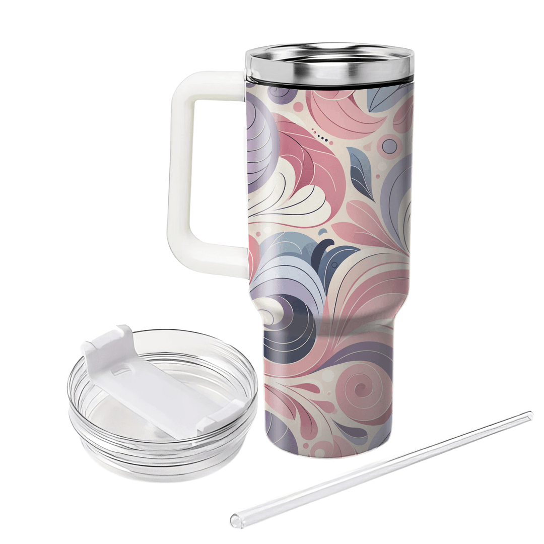 Petal Swirl Design Decorative Tumblers