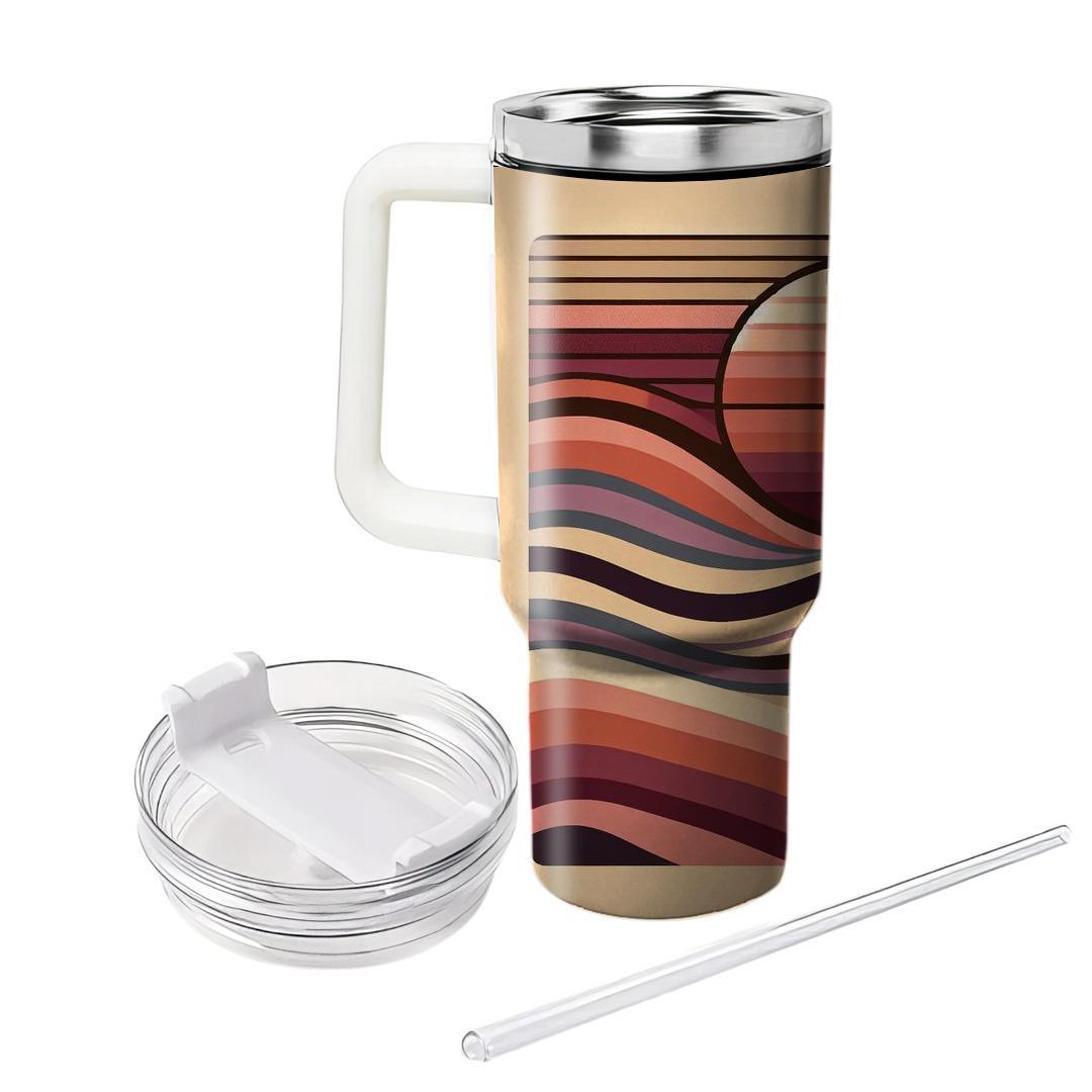 Sunset Desert  Travel Tumblers