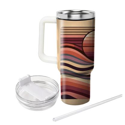 Sunset Desert  Travel Tumblers