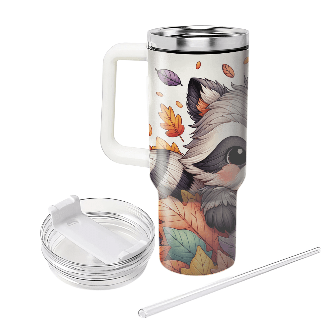 Whimsical Raccoon Mischief  Tumblers For Gifts