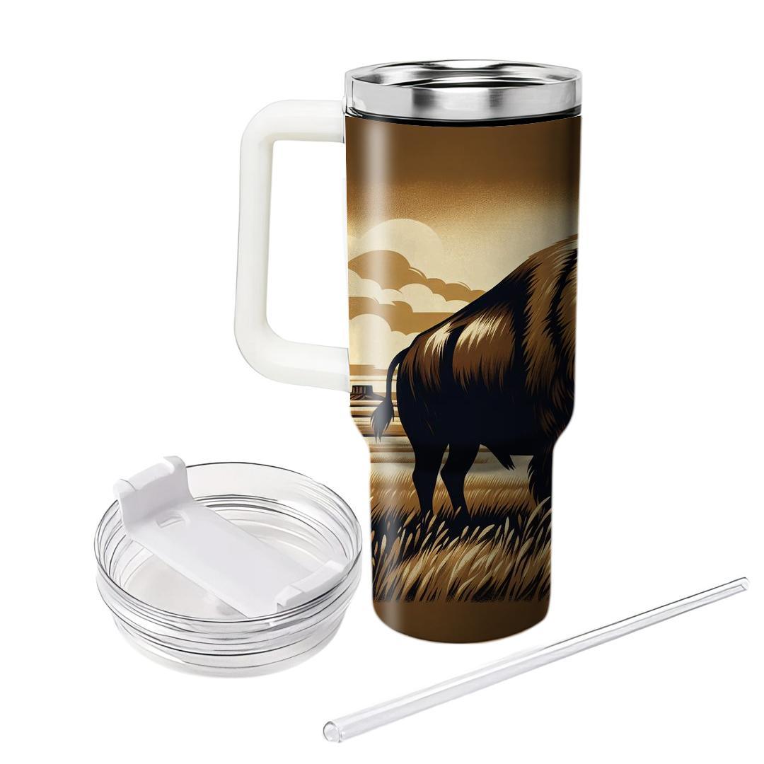 Wild Buffalo Prairie  Decorative Tumblers