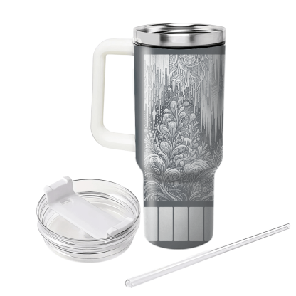 Winter Icicle Elegance  Personalized Tumblers