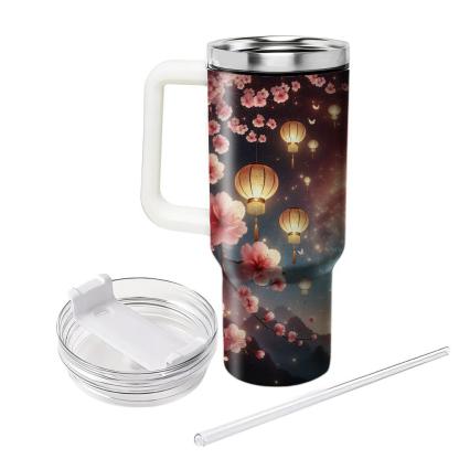 Celestial Echoes - Lunar New Year Reverie  Tumblers With Lids