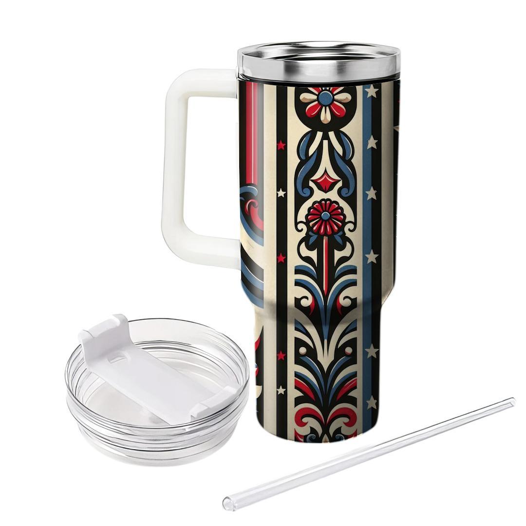 Vintage Circus Stripes  Tumblers For Gifts