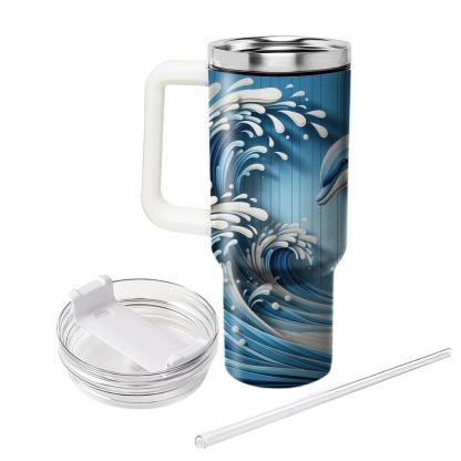 Dolphin Serenity  Tumblers With Lids