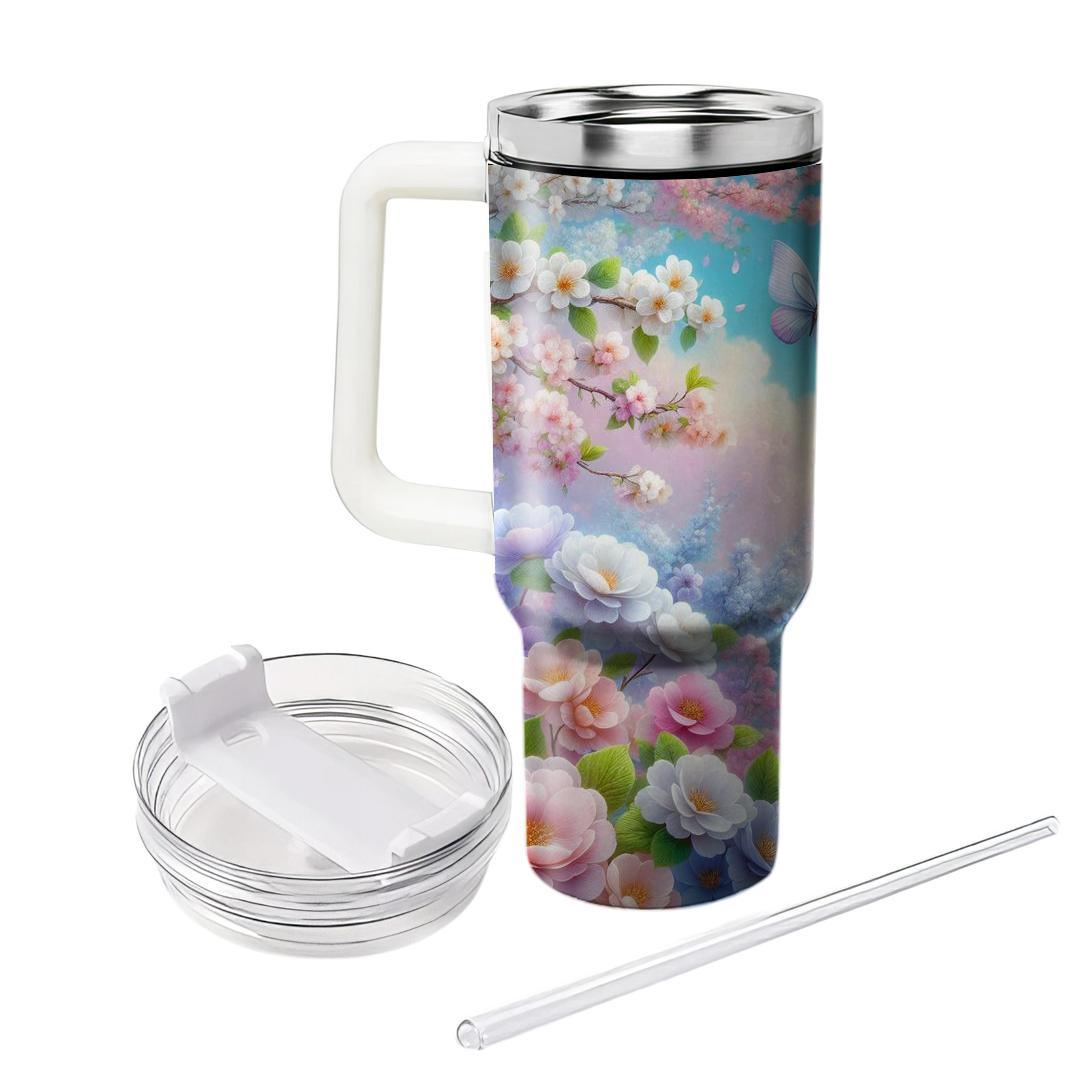 Spring Dreamy Garden  Decorative Tumblers