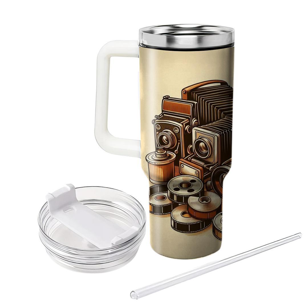 Vintage Camera  Insulated Tumblers