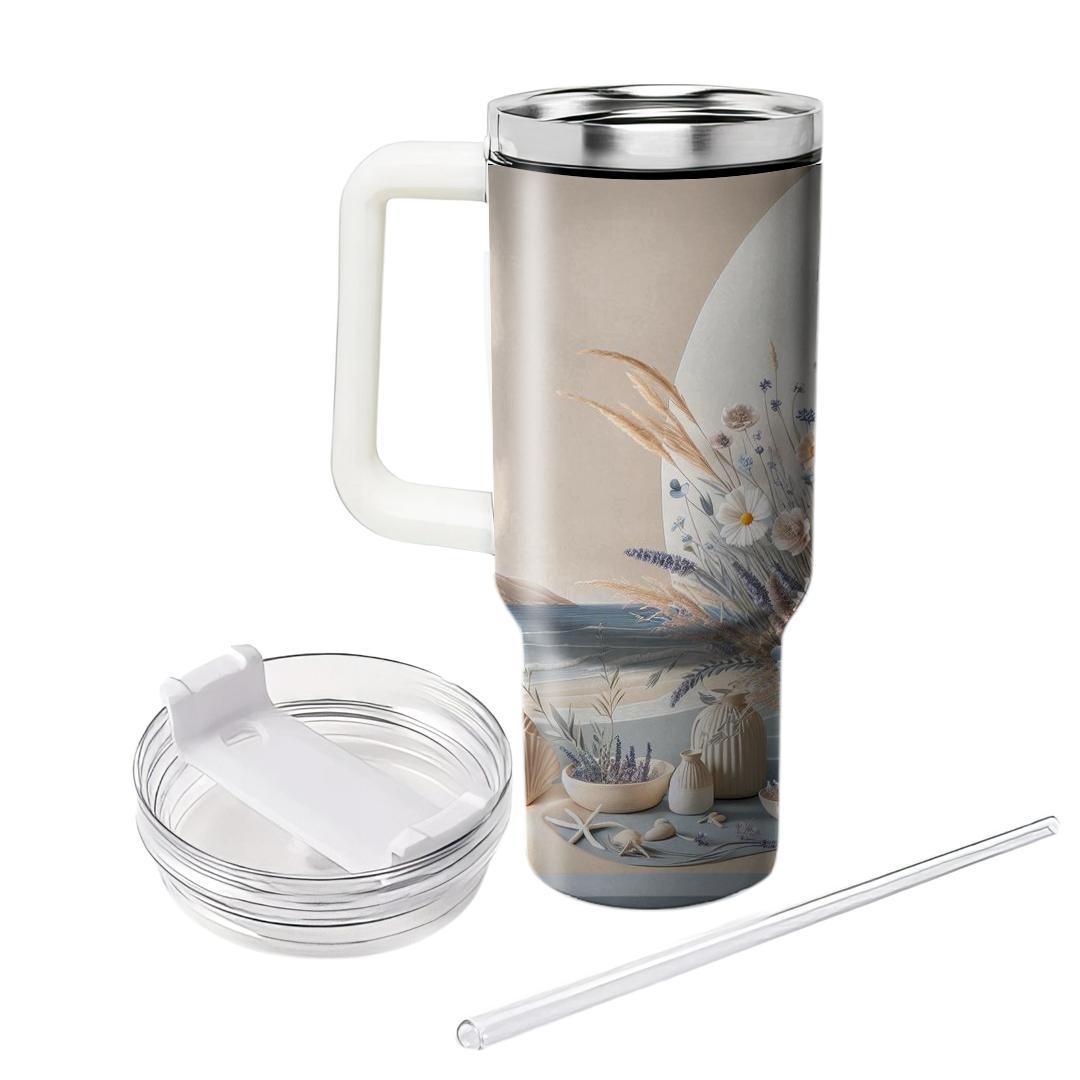 Coastal Blossom  Tumbler Cups