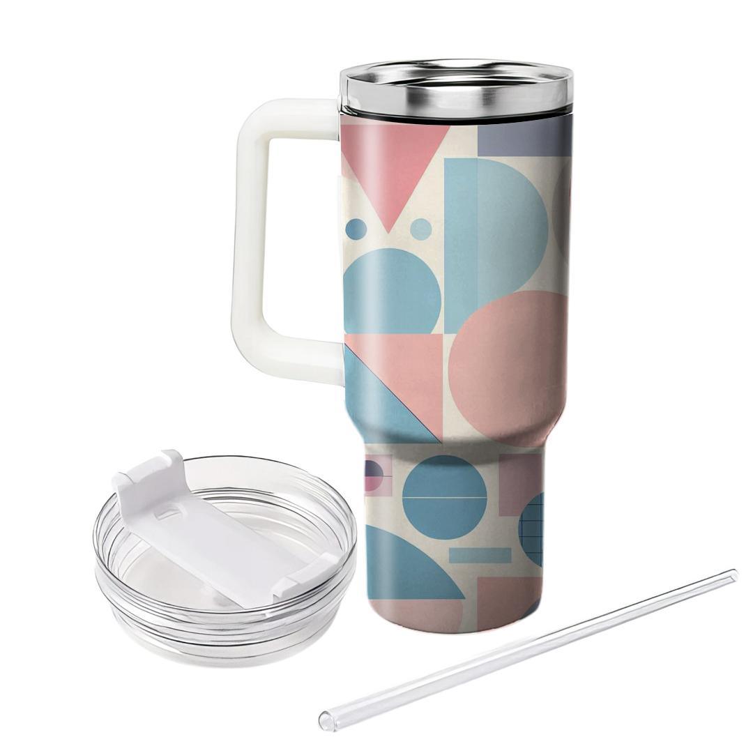 Pastel Geometric Harmony  Insulated Tumblers