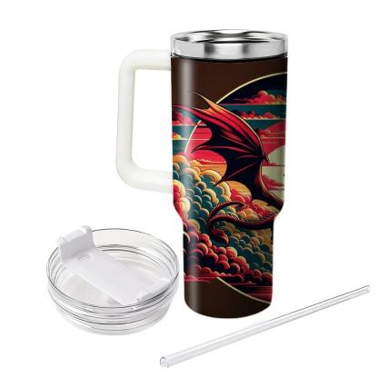 Daring Dragon Flight  Tumblers With Lids