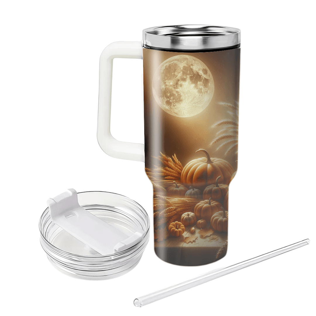 Harvest Moon - A Celebration Of Abundance  Travel Tumblers