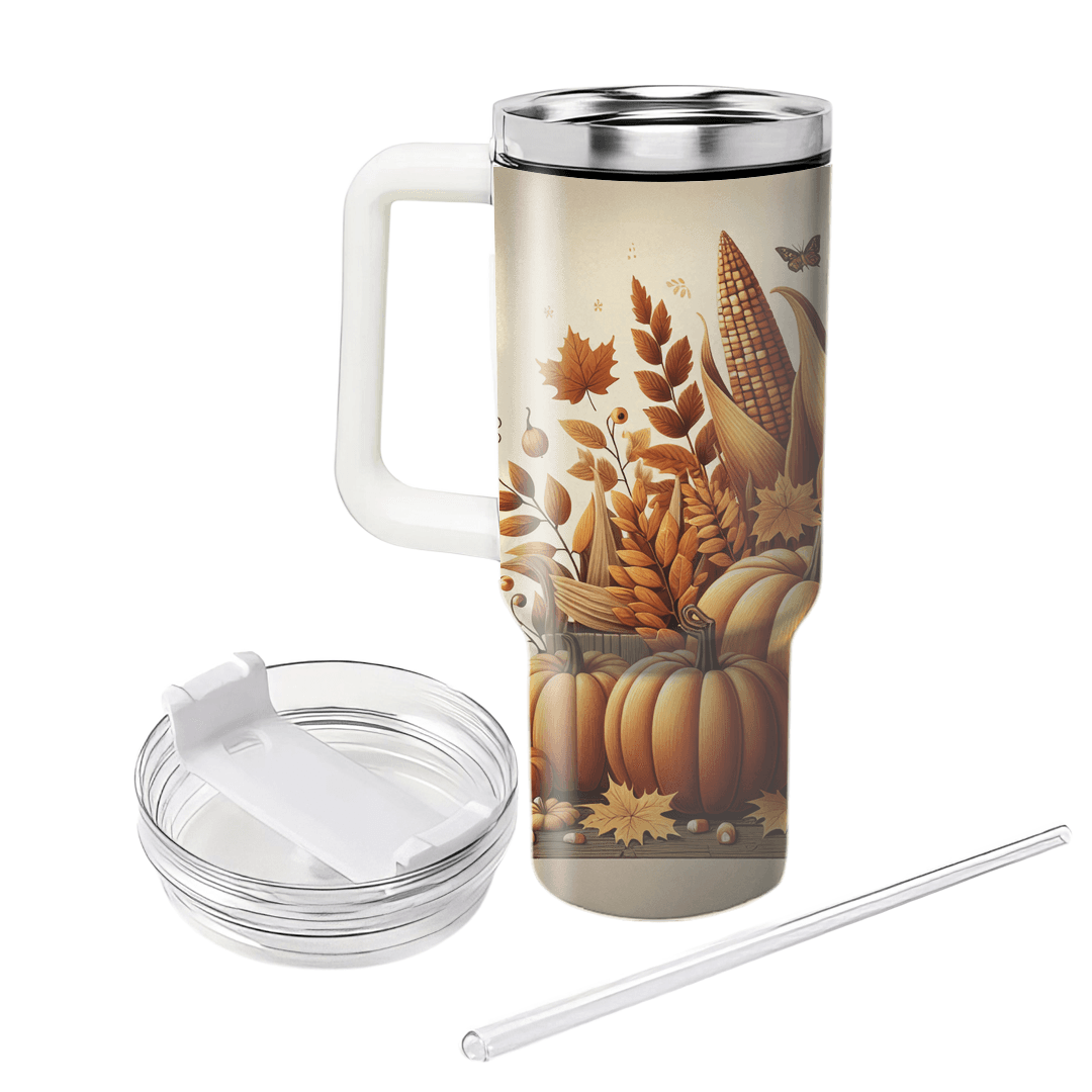 Whimsical Harvest - Autumn Festival  Decorative Tumblers