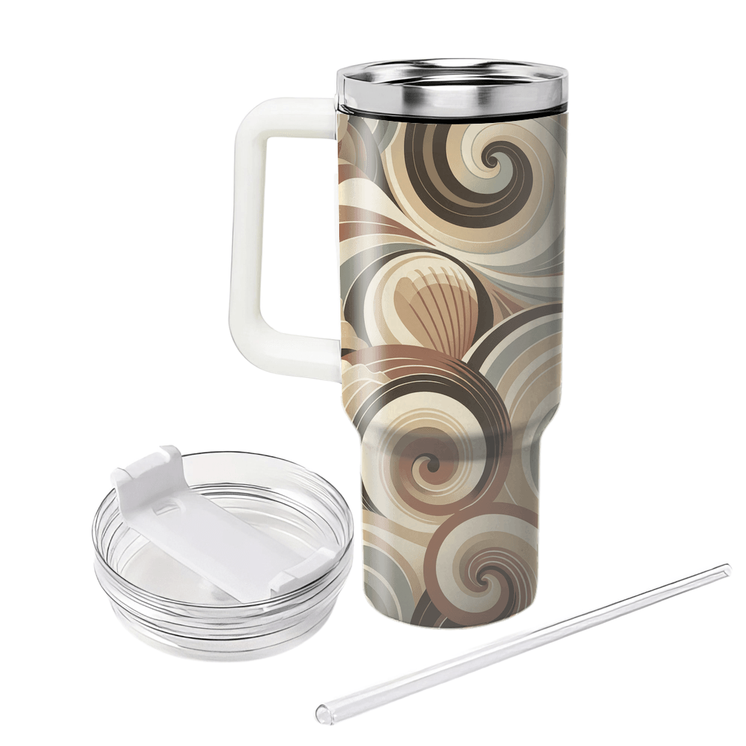Spiral Shell Symphony  Custom Tumblers