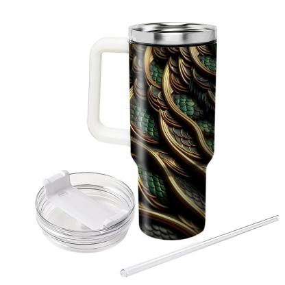 Fierce Dragon Scales  Tumblers With Lids