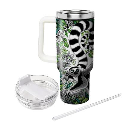 Funky Lemur Jungle  Travel Tumblers