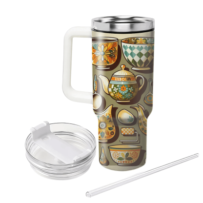 Retro Kitchenware Designs Decorative Tumblers
