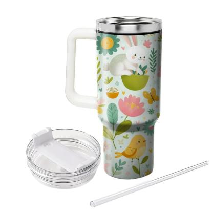 Spring Cheerful Critters  Tumbler Cups