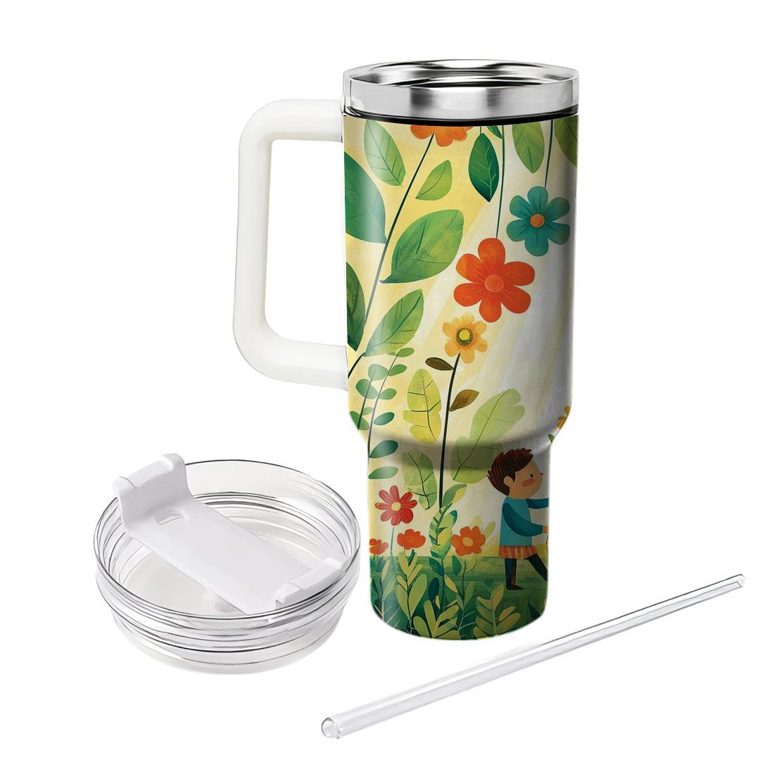 The Garden Of Memories: A Mother’s Love In Full Bloom Tumblers With Lids